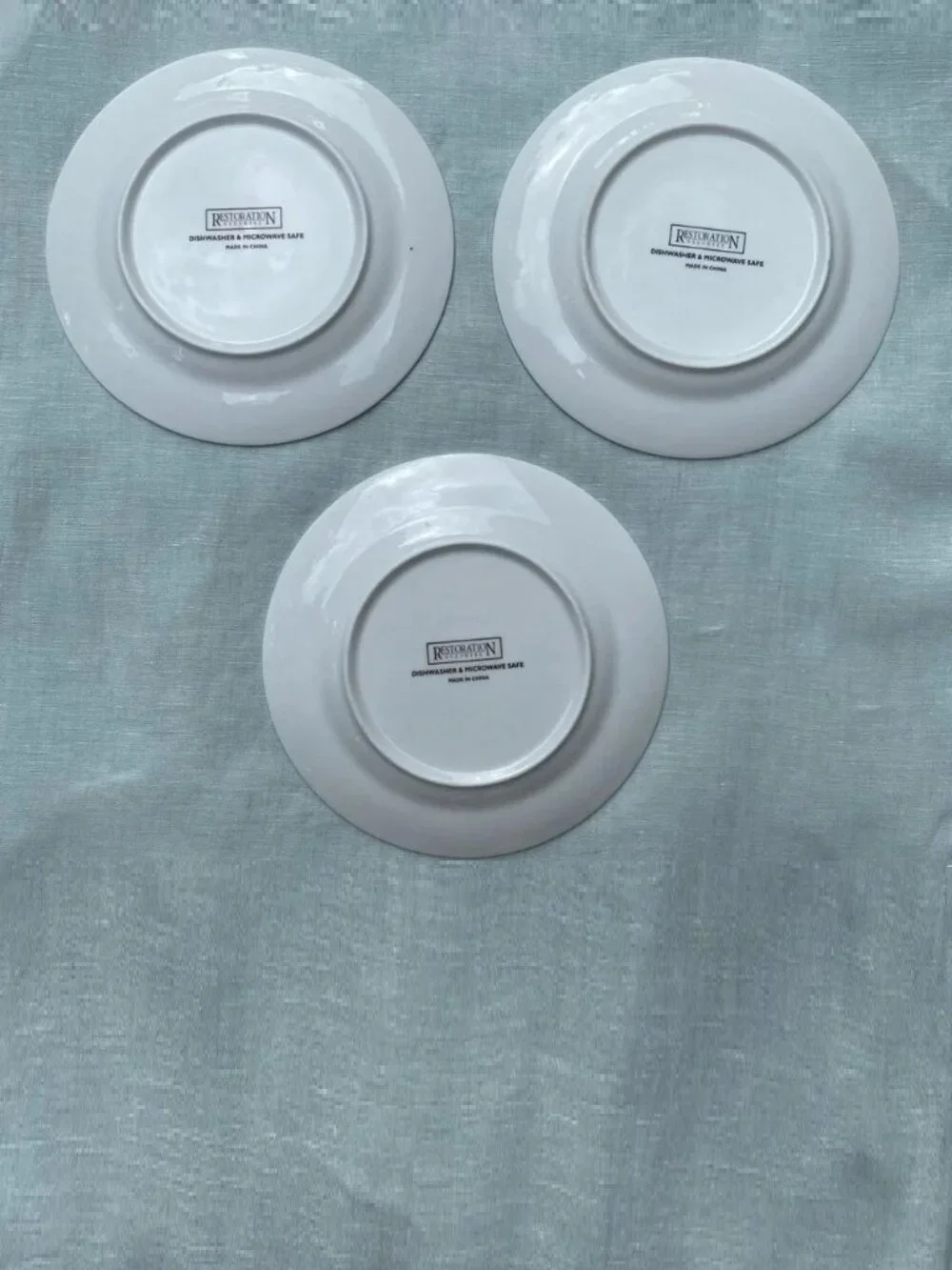 Set of 3 Restoration Hardware cheese 7.5